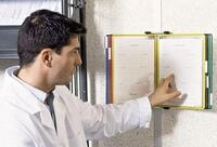 Tarifold Sichttafelsystem, Wandhalter, Metall + Sichttafeln, PVC, f&uuml;r DIN A4, 10