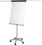 Flipchart MAULstandard, mit Sternfu&szlig; und f&uuml;nf Rollen