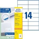 AVERY Zweckform Universal-Etiketten 3477, ultragrip, 105 x 41 mm, 1400 St&uuml;ck