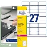 Avery Zweckform Etiketten L6114-20, f&auml;lschungssicher, extrem robust, 63,5 x 29,6 mm,