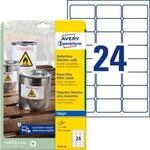 Avery&reg; Zweckform Etiketten J4773, wetterfest, permanenthaftend, druckergeeignet,