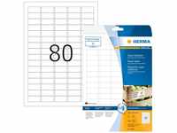Herma Power-Etiketten Nr. 10901 auf DIN A4-Blättern, 2000 Etiketten, 25 Bogen