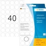 HERMA Klebepunkte 2250, &Oslash; 19 mm, selbstklebend, permanenthaftend, per Hand