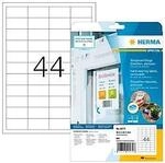 Folienetiketten HERMA 4572, selbstklebend, wiederabl&ouml;sbar, wetterfest, bedruckbar, B