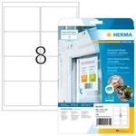 Folienetiketten HERMA 4575, selbstklebend, wiederabl&ouml;sbar, wetterfest, bedruckbar, B