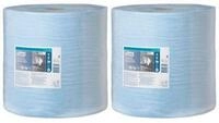 Tork Reinigungst&uuml;cher, 3-lagig, TAD-Papierqualit&auml;t, 370 x 340 mm je Blatt, blau, 2