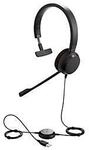 Jabra On-Ear Headset Evolve 20 MS, USB, Schaumstoff-Ohrpolster, Mono