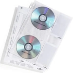 Durable CD/DVD-H&uuml;lle A4, f&uuml;r 4 CD/DVDs