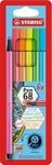 STABILO&reg; Fasermaler Pen 68 in 6er Etui, Neon