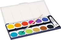 Staedtler Farbkasten Noris Club&reg; 888, Leicht mischbare Wasserfarben, 12