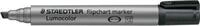 STAEDTLER Flipchartmarker Lumocolor schwarz, 2-5 mm, Keilspitze