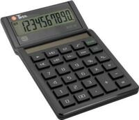 Tischrechner Twen Eco 10, solarbetrieben, 10-stelliges Display, MU- & GT-Funktion