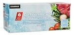 Papstar Gefrierbeutel 6 l auf Rolle, BPA-frei LLDPE, 46x30 cm, mit Verschlussclips &