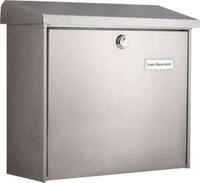 Briefkasten Comfort, Stahlblech verzinkt, silber