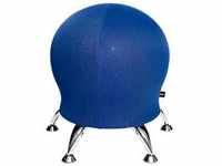 Hocker Sitness 5, mit integriertem Gymnastikball, belastbar bis 110 kg, blau
