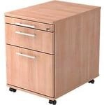 Rollcontainer, 1 Schub, 1 Utensilienauszug, H&auml;ngeregistraturauszug, B 428 x T 580 x