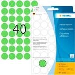 HERMA Klebepunkte 2255, &Oslash; 19 mm, selbstklebend, permanenthaftend, per Hand