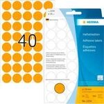 HERMA Klebepunkte 2254, &Oslash; 19 mm, selbstklebend, permanenthaftend, per Hand