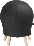 Hocker Sitness Alpine, mit integriertem Gymnastikball, Bezug 75 % Schurwolle,