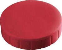 MAUL Solidmagnete, &oslash; 20 x 7,5 mm, 10 St&uuml;ck, rot