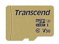 Transcend 500S - Flash-Speicherkarte (microSDHC/SD-Adapter inbegriffen) - 16 GB -