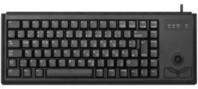 Cherry Compact-Keyboard G84-4400, QWERTZ, mit Trackball, 2 Maustasten, Kabell&auml;nge