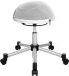 Hocker Sitness Half Ball, wei&szlig;