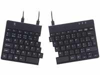 R-Go Tools R-Go Split Ergonomische Tastatur, AZERTY (BE), schwarz, drahtgebundenen -