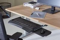 Tastaturschublade Fellowes&reg;, auf 3 feste H&ouml;hen verstellbar, mit Mausablage,