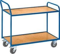 Tischwagen, gekr&ouml;pfter Schiebeb&uuml;gel, 2 Etagen