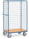 Gitterwagen fetra&reg;, Lenk- & Bockrollen, bis 600 kg, L 1169 x B 709 x H 1800 mm,