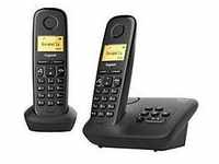 Gigaset A270A Duo - Schnurlostelefon - Anrufbeantworter mit Rufnummernanzeige -