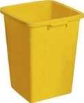 Abfallbeh&auml;lter ohne Deckel, 90 Liter, gelb