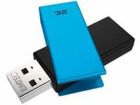 Emtec C350 Brick 2.0 - USB-Flash-Laufwerk - 32 GB - USB 2.0 - Blau