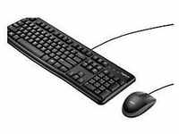 Logitech Desktop MK120 - Tastatur-und-Maus-Set - USB - Nordisch