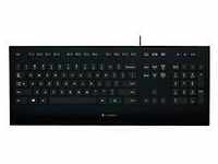 Logitech Corded K280e - Tastatur - USB - Nordisch