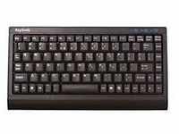 Keysonic ACK-595 C+ - Tastatur - PS/2, USB - USA - mattschwarz