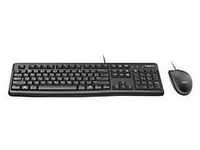 Logitech Desktop MK120 - Tastatur-und-Maus-Set - USB - US International