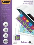 FELLOWES Laminierfolien, vorgestanzt, DIN A4, 80 mic., 100 St&uuml;ck 162767