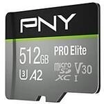PNY PRO Elite - Flash-Speicherkarte - 512 GB - microSDXC UHS-I PNY PRO Elite - Flash-Speicherkarte - 512 GB - microSDXC UHS-I