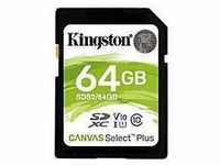 Kingston Canvas Select Plus - Flash-Speicherkarte - 64 GB - SDXC UHS-I