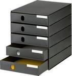 styro&reg; Schubladenbox Styroval Pro, 5 Schubladen, geschlossen, B 243 x T 335 x H 323