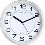 UNILUX ATTRACTION Wanduhr, Quarzuhrwerk, 22 cm, Magnetbefestigung, metallgrau,
