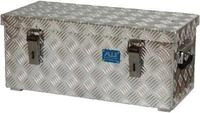 Transportkiste, Aluminium-Riffelblech, mit Fangb&auml;nder, 37 l