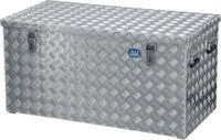 Transportkiste, Aluminium-Riffelblech mit Gasdruckd&auml;mpfer, 250 l