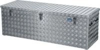 Transportkiste, Aluminium-Riffelblech mit Gasdruckd&auml;mpfer, 375 l
