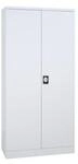 Stahlschrank, 4 Fachb&ouml;den, 5 OH, H 1950 x B 920 x T 600 mm, lichtgrau/lichtgrau