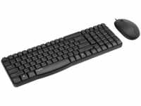 Rapoo NX1820 - Tastatur-und-Maus-Set - USB - QWERTZ - Deutsch - Schwarz