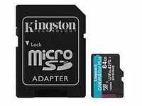 Kingston Canvas Go! Plus - Flash-Speicherkarte - 64 GB - microSDXC UHS-I