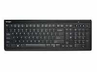 Kensington AdvanceFit Tastatur K72344DE, kabellos, QWERTZ, Ziffernblock, 30° Winkel